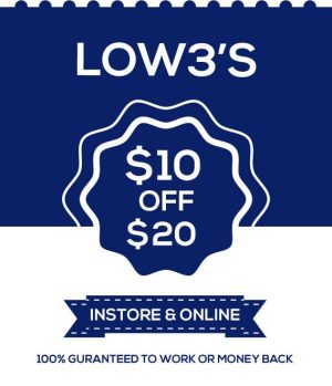 Lowes $10 off $20 coupon