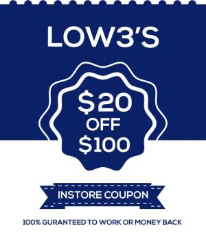 Lowes $20 off $100 coupon
