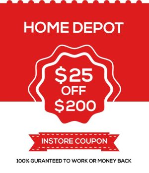 home depot $25 off $200 coupon