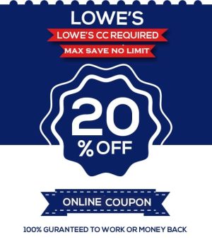 lowes 20% off coupon